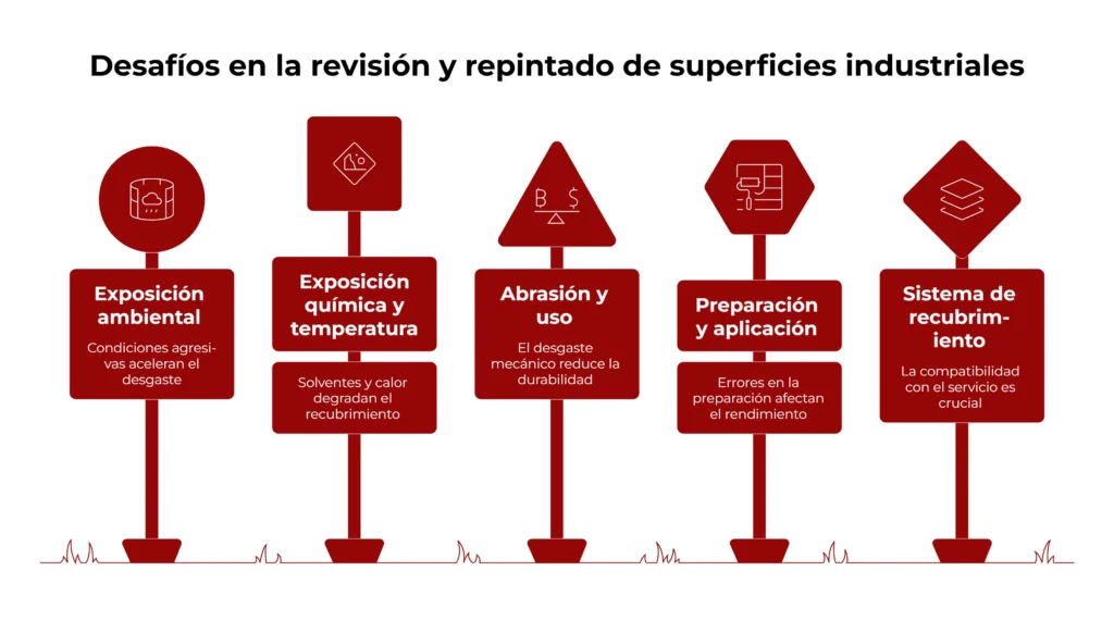 Factores del mantenimiento de pintura industrial